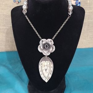 Repurposed vintage spoon necklace
